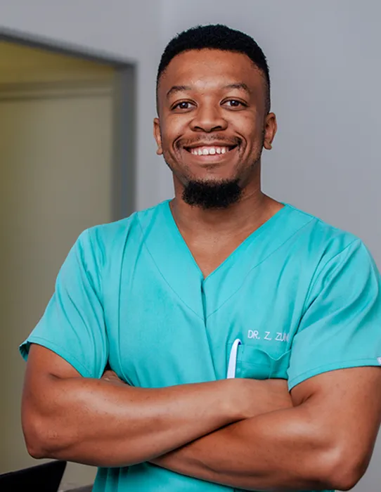 A portrait of Doctor Zsazsanov Mabutho Zungu